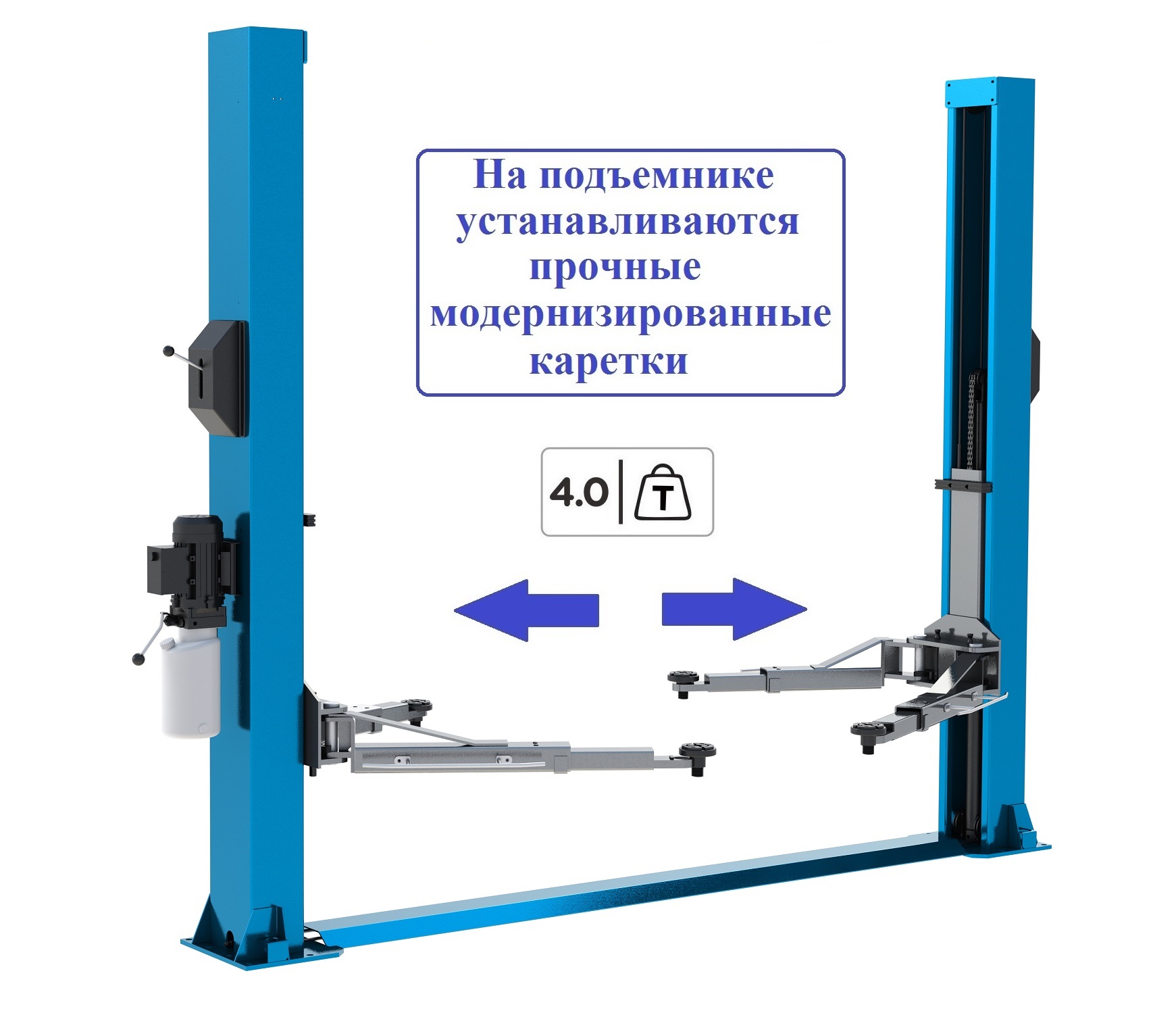 Двухстоечные подъемники купить в Краснодаре, цена на двухстоечный подъемник  - Техносоюз