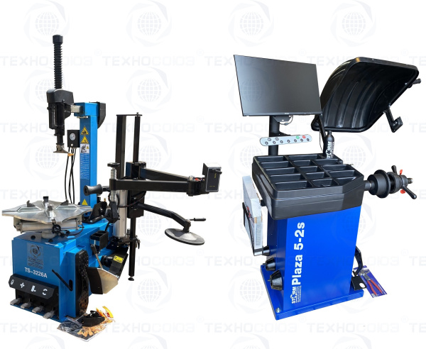 Комплект TS-3226A Автоматический шиномонтажный станок+Балансировочный станок Plaza 5-2S